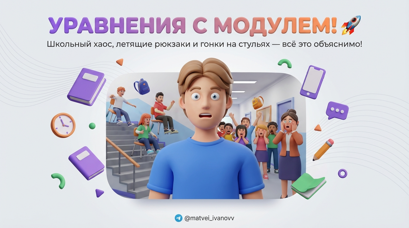 Уравнения с модулем: понятный разбор от 6 класса до заданий ЕГЭ